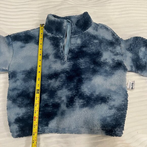 Sherpa Cropped Pullover Jacket Girls Large NWT - Picture 4 of 6